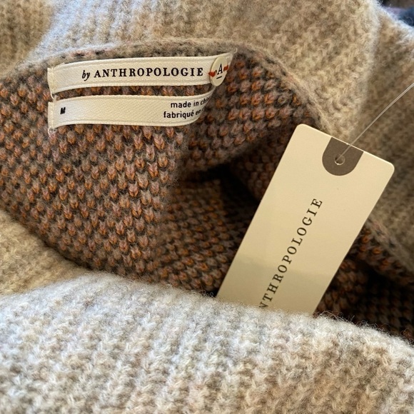 ANTHROPOLOGIE Emmy Cowl Neck Wool Blend Leopard Print Tunic Size M NEW - Picture 10 of 10